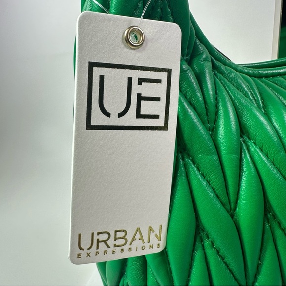 🔥🔥NEW URBAN EXPRESSIONS HELENE BAG IN KELLY GREEN - Picture 4 of 10